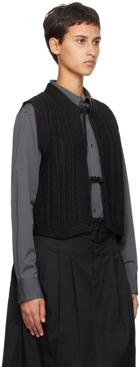 2-Tone Texture Stitch Vest main image 1