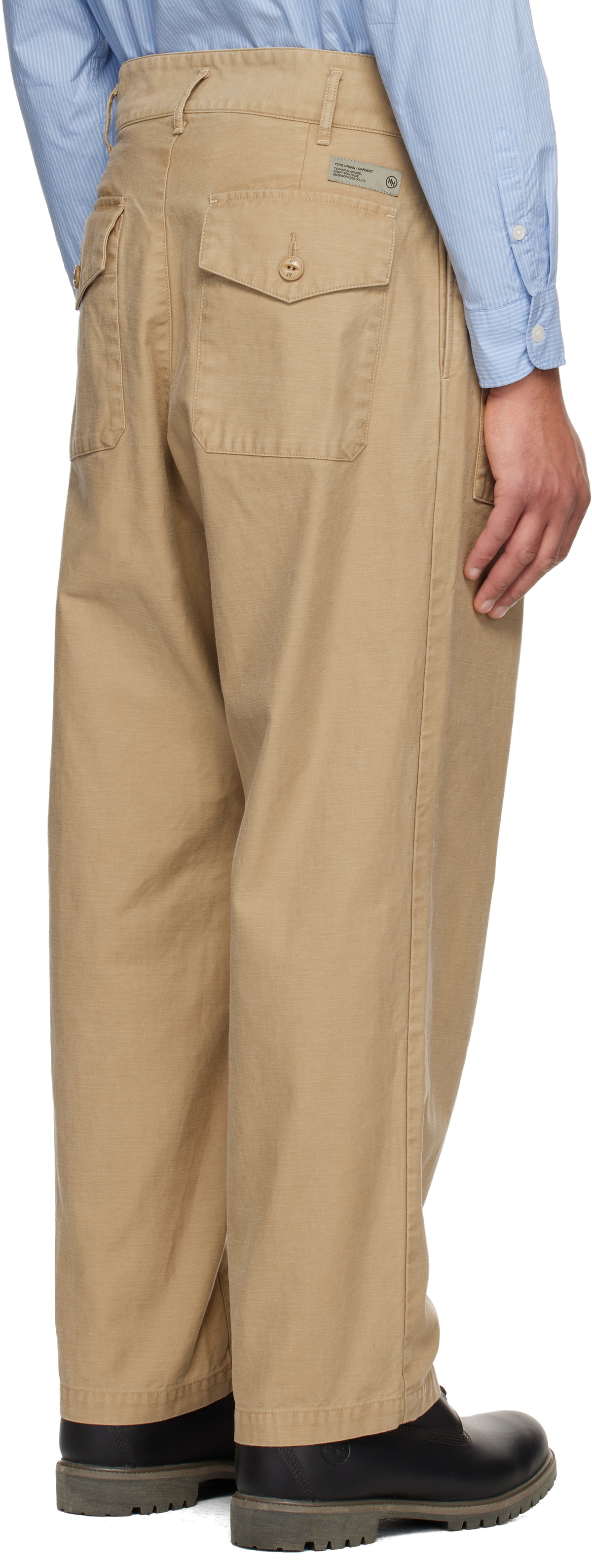 パンツ NEIGHBORHOOD TWO TUCK CARGO PANTS Neighborhood Beige Two Tuck Cargo Pants Neighborhood
