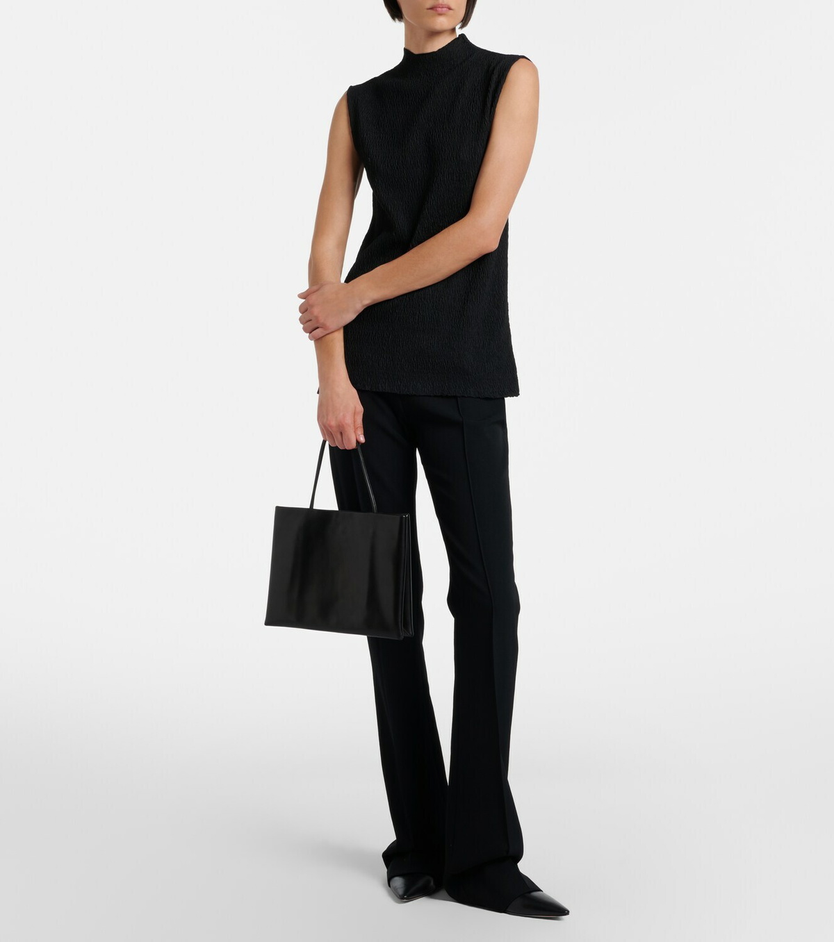 The Row Cecily leather tote bag