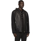 Mackage Black Leather Grant Jacket