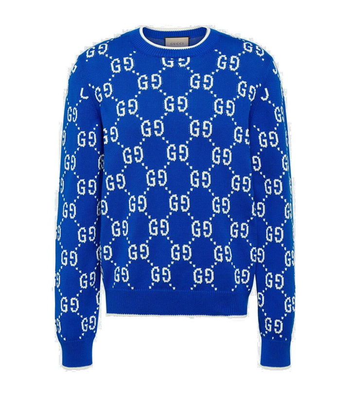 Photo: Gucci GG intarsia cotton sweater