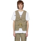 Engineered Garments Khaki Nyco Game Vest