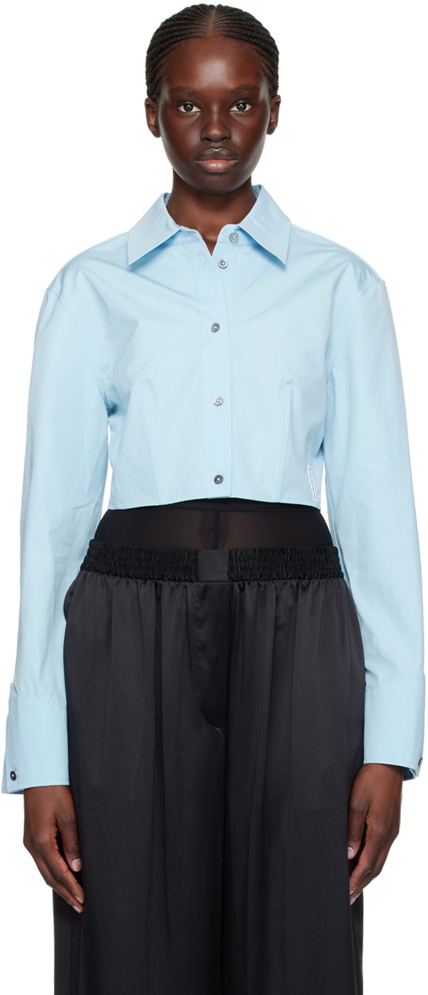 Alexander Wang Blue Denim Shirt