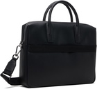 BOSS Black Logo Leather Document Briefcase