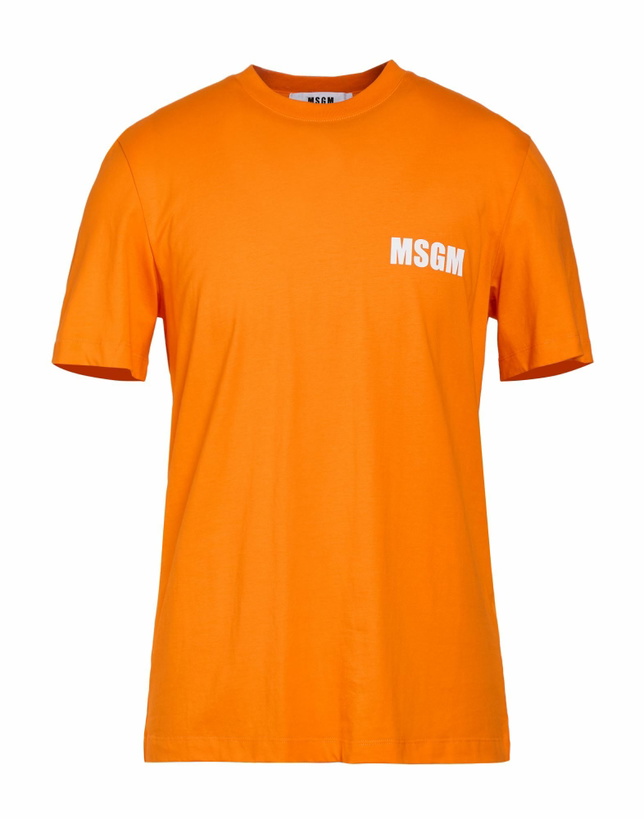 Photo: Msgm Mens T-shirt in Orange