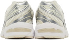 Asics Off-White & Silver GEL-1130 Sneakers