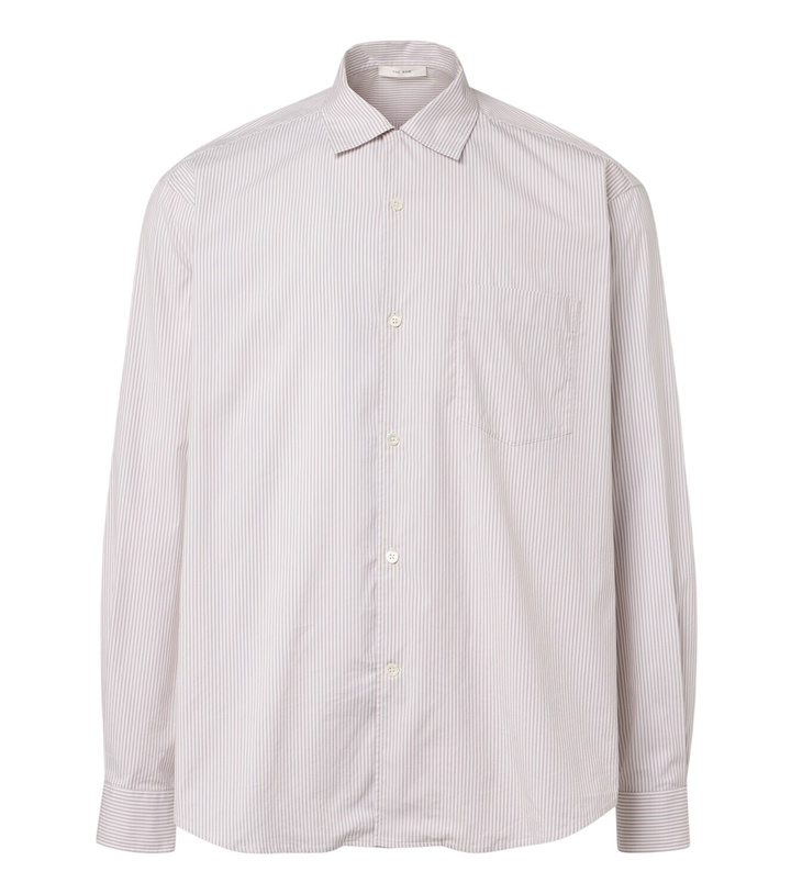 Photo: The Row Vanja striped cotton shirt