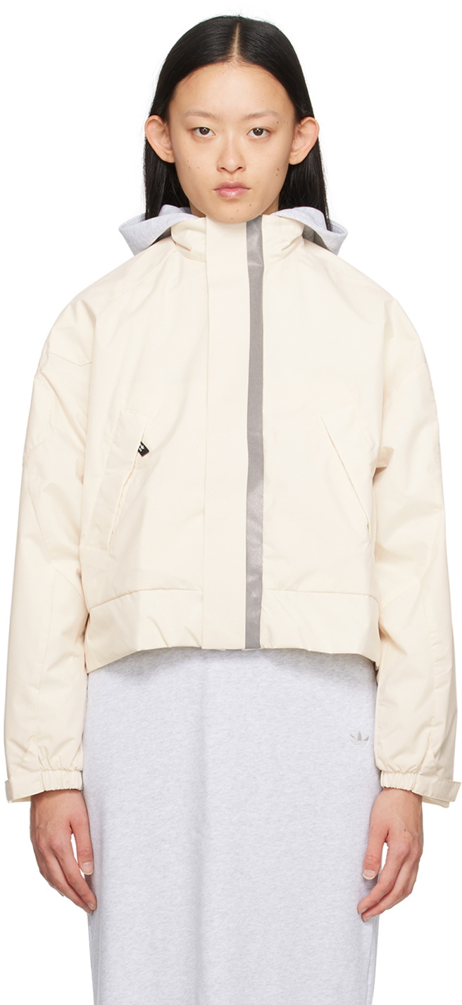 adidas Originals Off-White Cropped Jacket