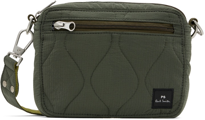 Photo: PS by Paul Smith Reversible Green Xbody Messenger Bag