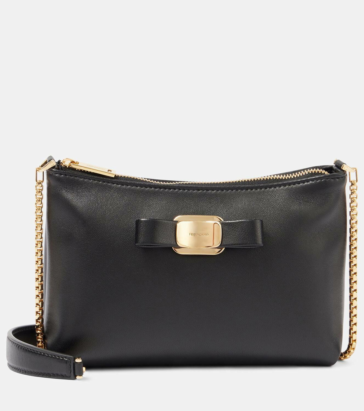 Ferragamo Mini leather crossbody bag