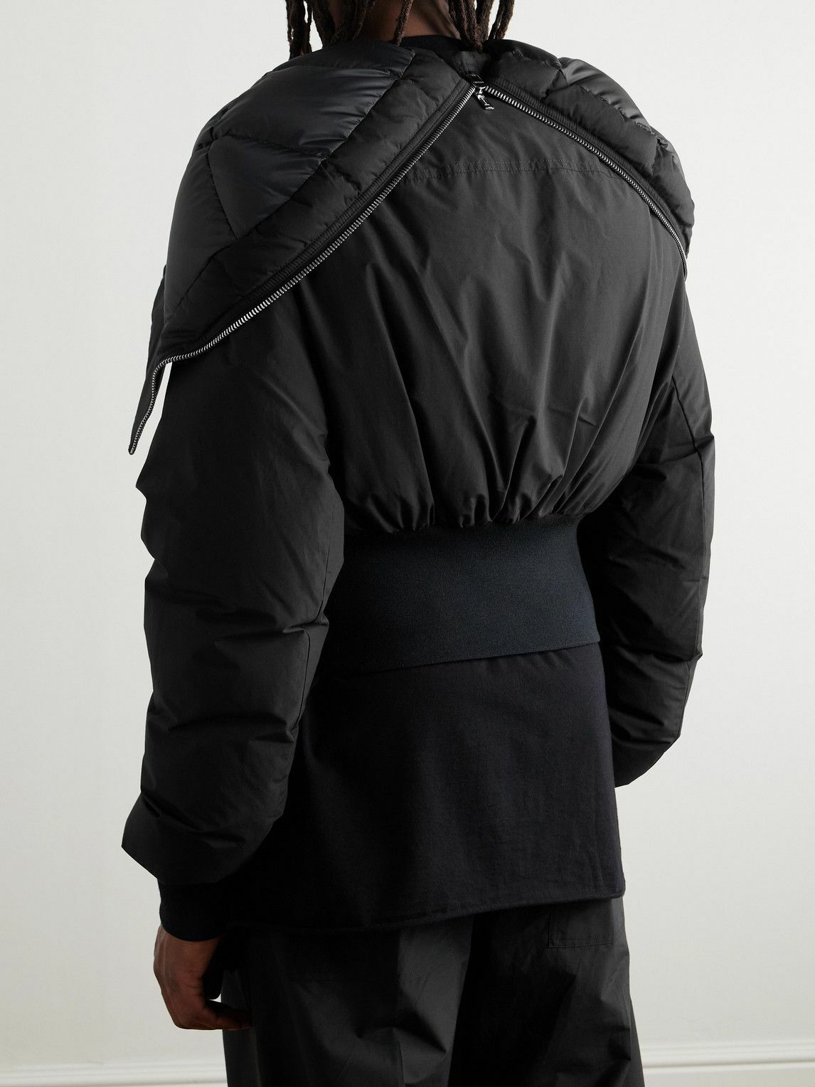 24AW◆RICK OWENS◆MONCLER ALICE パーカー ジャケット ブラック 24AW◇RICK OWENS◇MONCLER ALICE パーカー ジャケット ブラック