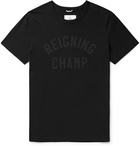 Reigning Champ - Logo-Print Cotton-Jersey T-Shirt - Men - Black