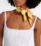 Jacquemus Raddish printed silk scarf
