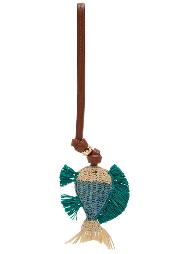 Photo: Zimmermann Fish Raffia bag Charm - Multicoloured 1 - One Size