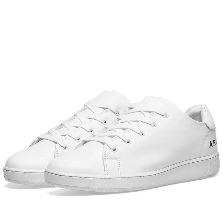 Photo: A.P.C. Minimal Leather Sneaker