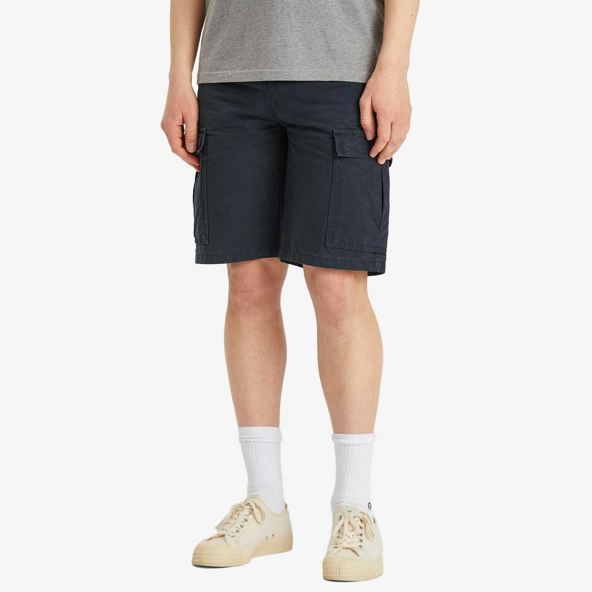 Armor-Lux Men's Cargo Shorts in Rich Navy