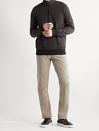 Canali - Cotton-Blend Twill Trousers - Neutrals