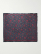 Alexander McQueen - Fringed Printed Modal and Silk-Blend Scarf