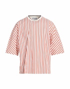 Sunnei Mens T-shirt in Orange
