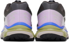 Salomon Gray & Purple XT-6 Sneakers