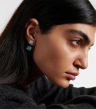 Pomellato Nudo 18kt rose and white gold earrings with topaz and diamonds