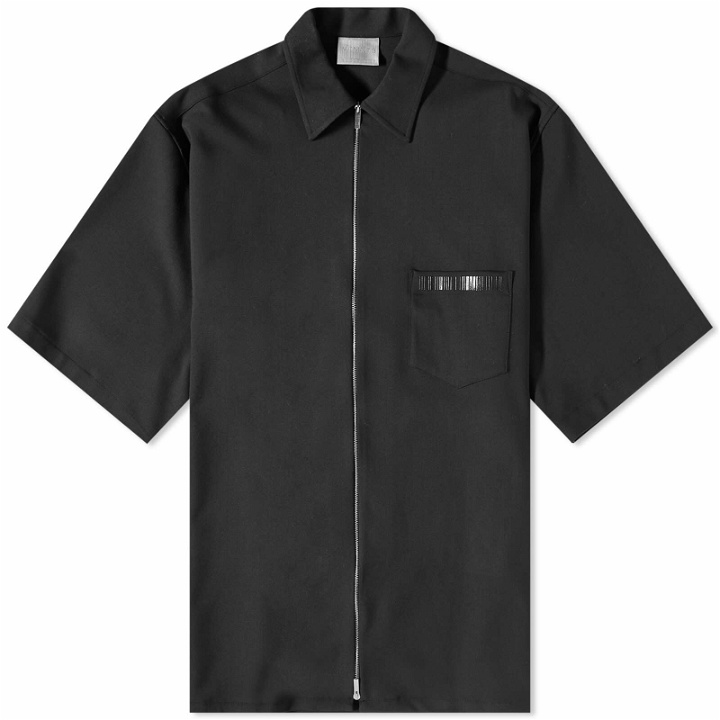 Photo: VTMNTS Men's Zip Through Shirt in Black