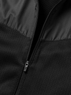 Nike Running - Miler Logo-Print Therma-FIT and Therma Sphere Hooded Jacket - Black