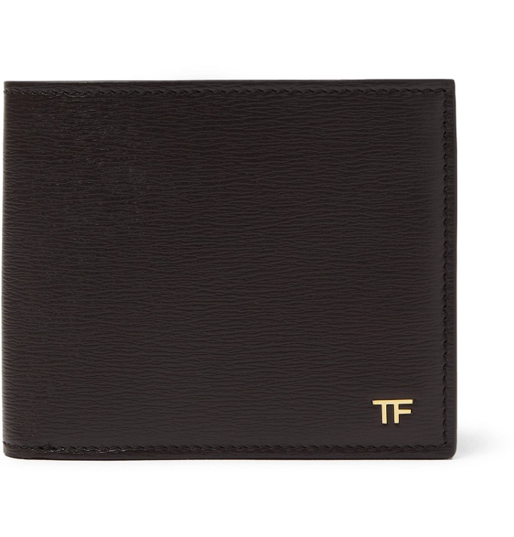 Photo: TOM FORD - Textured-Leather Billfold Wallet - Brown