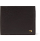 TOM FORD - Textured-Leather Billfold Wallet - Brown