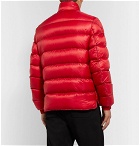 Moncler - Piriac Slim-Fit Quilted Shell Down Jacket - Red