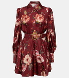 Zimmermann Luminosity floral silk minidress