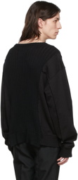 C2H4 Black Knit Sweater