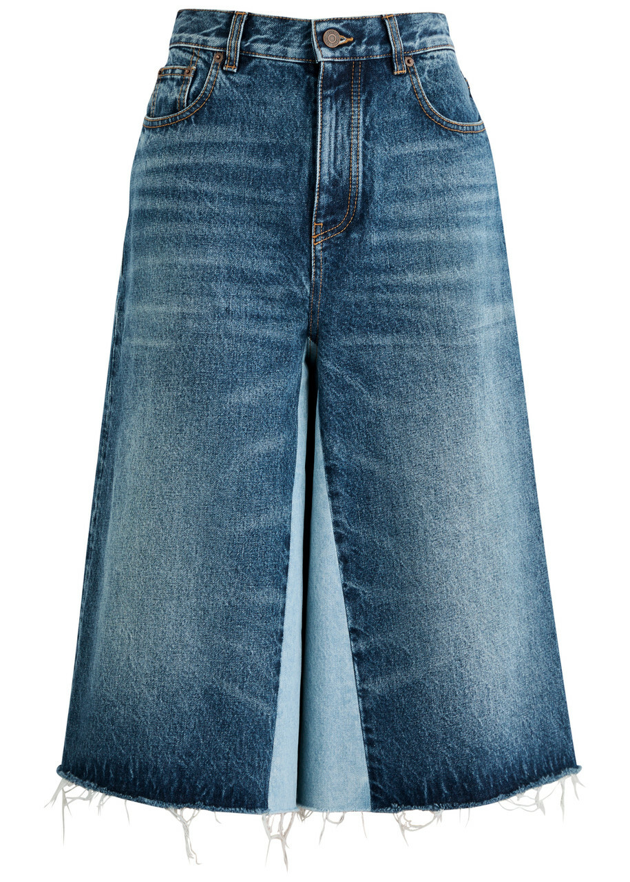 Chloe Panelled Denim Shorts