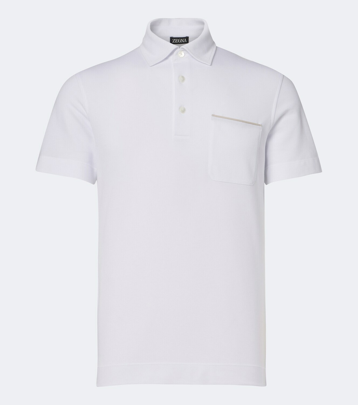 Zegna Cotton piqué polo shirt