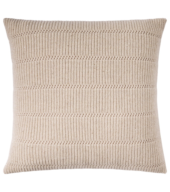 Photo: Brunello Cucinelli Cashmere and wool cushion