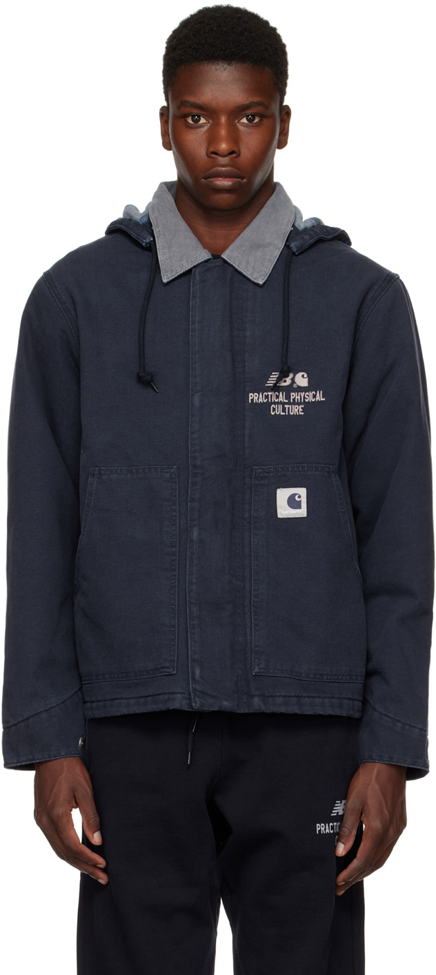 Carhartt Work In Progress Navy New Balance Edition Arcan Jacket Carhartt WIP