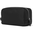 Mulberry - Leather-Trimmed Nylon Wash Bag - Black