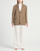 Tod's Womens Blazer Camel