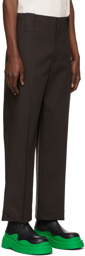 Bottega Veneta Brown Waterproof Trousers