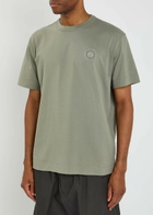Canada Goose Gladstone Logo Cotton T-shirt Khaki