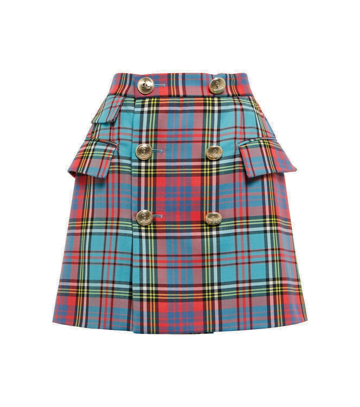 Vivienne Westwood - Tartan wool miniskirt Vivienne Westwood