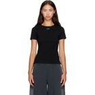 Off-White Black 'Off' Stamp Rib Fitted T-shirt