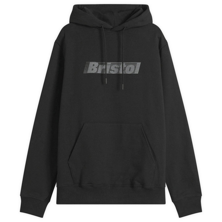 Photo: F.C. Real Bristol Men's Effect Line Logo Team Hoodie in Black