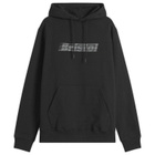 F.C. Real Bristol Men's Effect Line Logo Team Hoodie in Black