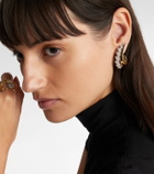 Yeprem Golden Strada 18kt gold earrings with diamonds