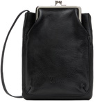 Y's Black Clasp Pochette Bag