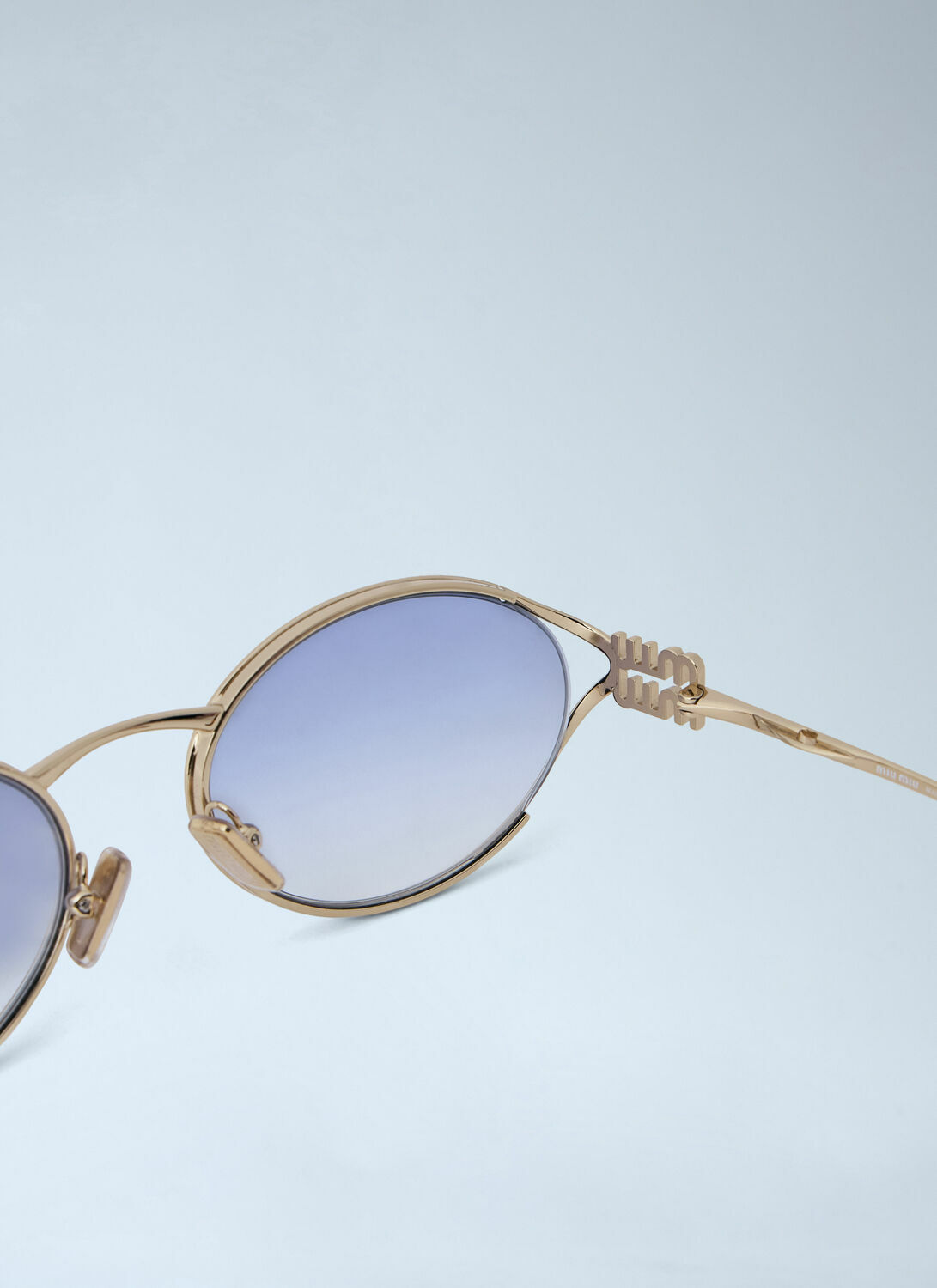 Miu Miu MU 52YS Oval Sunglasses