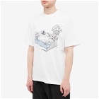 And Wander Men's In The Mountain T-Shirt in White
