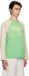 Kijun SSENSE Exclusive Green 'Oasis' Raglan T-Shirt