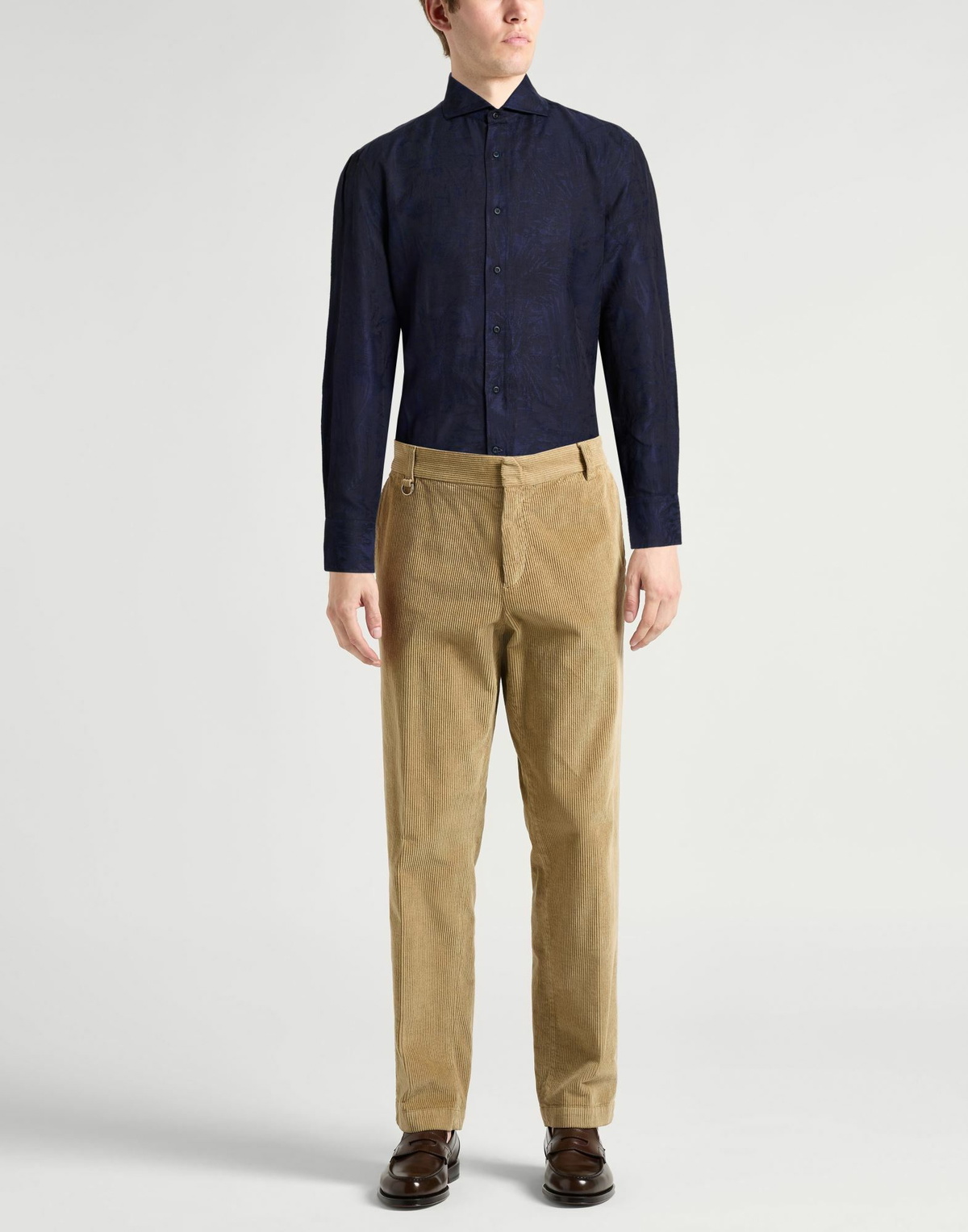 Brunello Cucinelli Mens Shirt in Navy